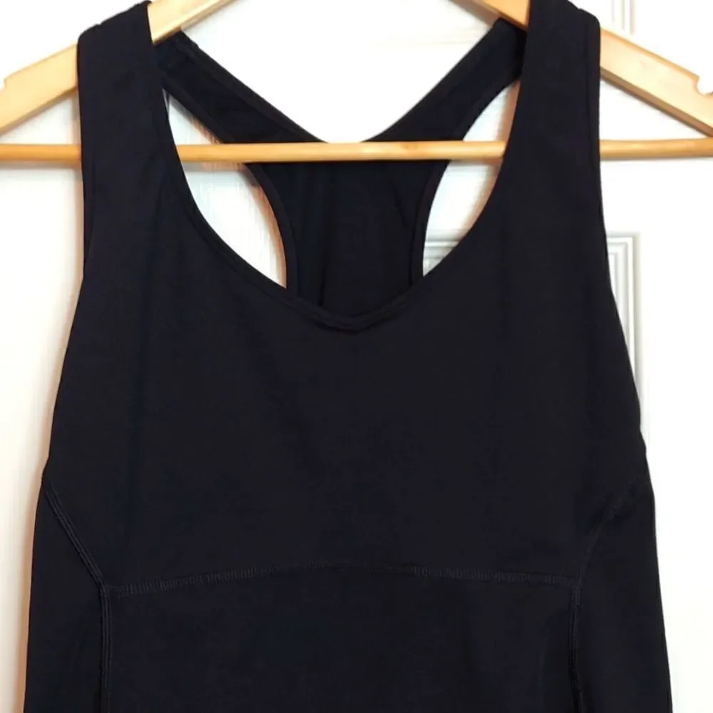 Aurique Racerback Black One-Piece Swimsuit Sz XL